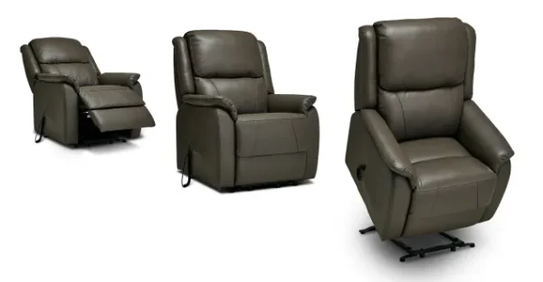 Palermo Rise Recliner Chair – Leather - Image 2