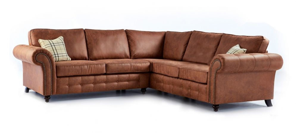 OAKLAND NEVADA FABRIC 2C2 CORNER SOFA – TAN