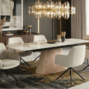 Monaco Sintered Stone Extending Table